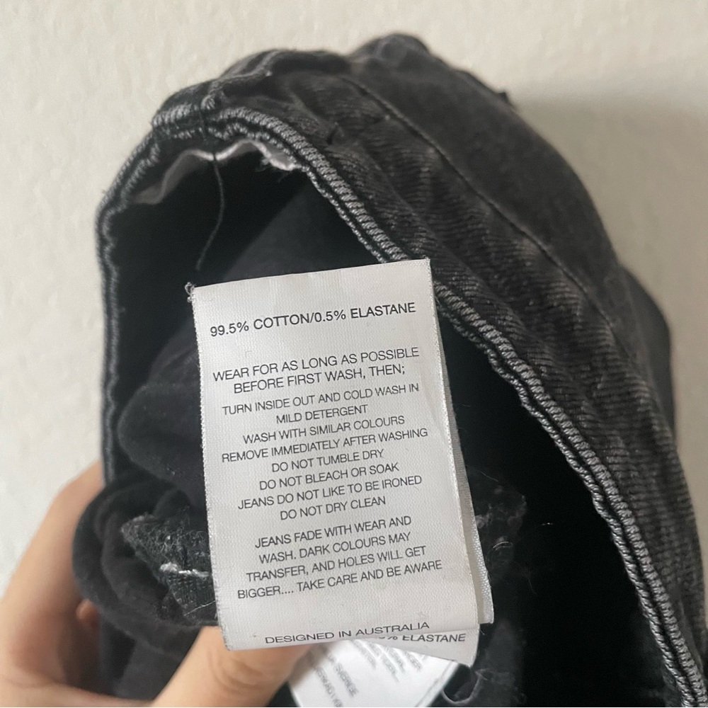 Rolla's Dusters High Rise Jeans in Black - Picture 8 of 8